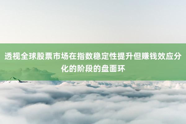 透视全球股票市场在指数稳定性提升但赚钱效应分化的阶段的盘面环